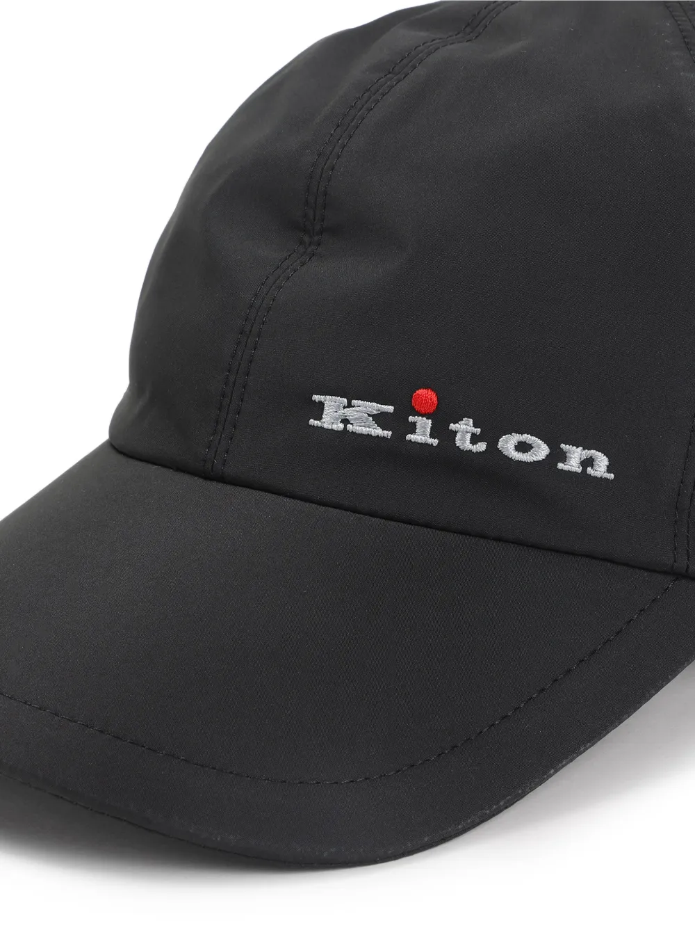 KITON 黒 キャップ Kiton ロゴ キャップ | ブラック | FARFETCH JP
