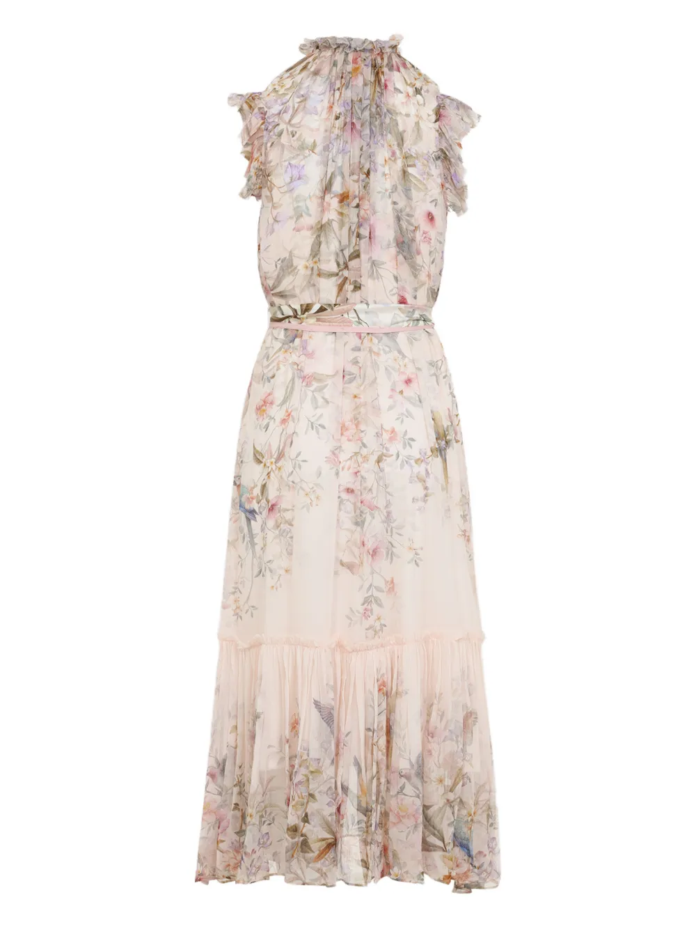 ZIMMERMANN Rebellion midi dress - Beige