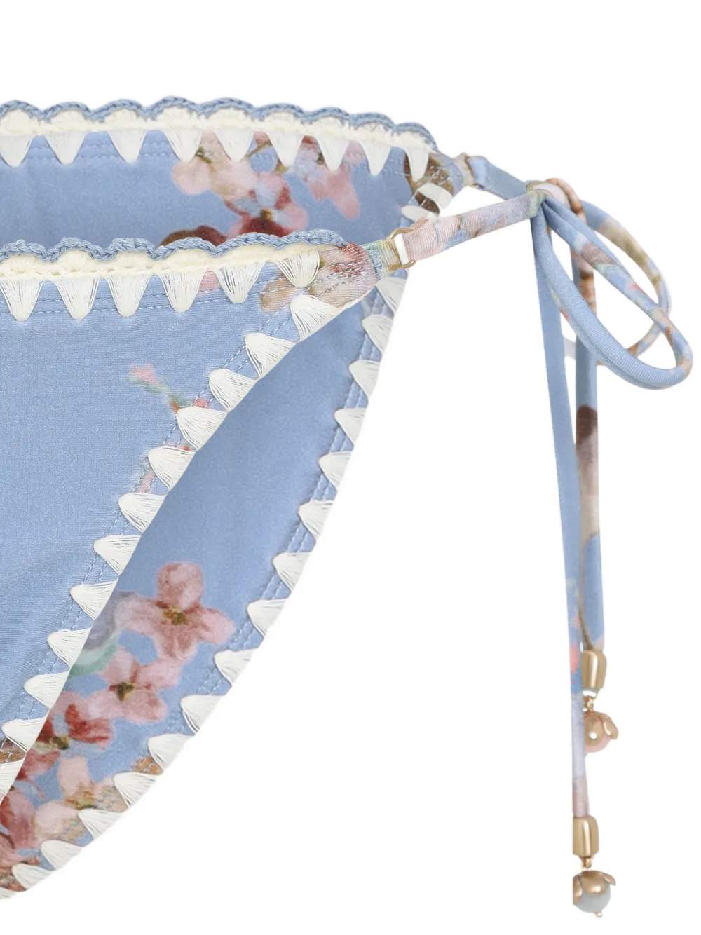  Zimmermann Awaken Floral Bikini Bottoms - Blue 