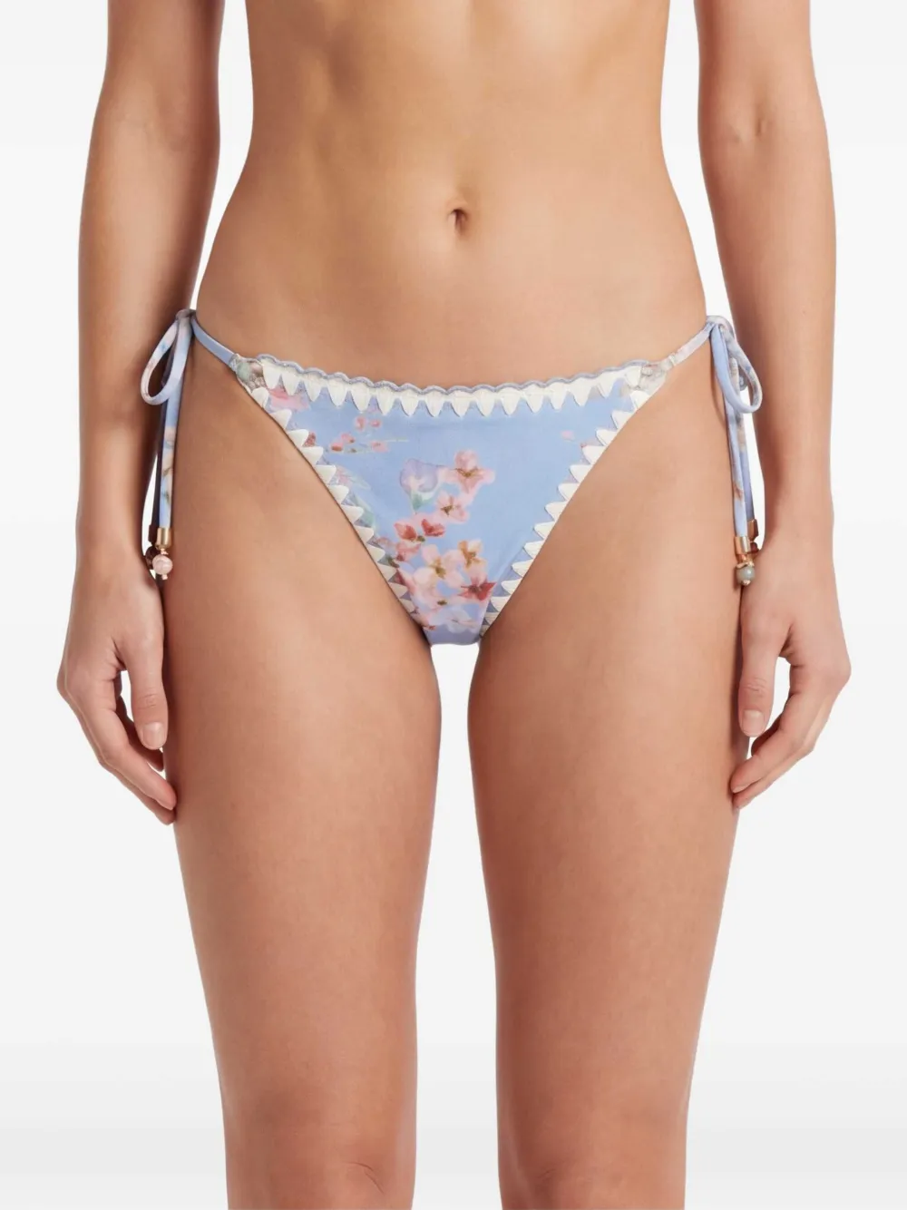 ZIMMERMANN Awaken bikinislip met bloemenprint Blauw