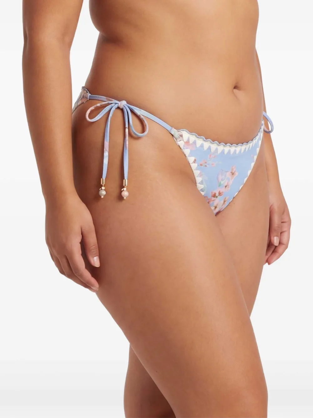 ZIMMERMANN Awaken bikinislip met bloemenprint Blauw