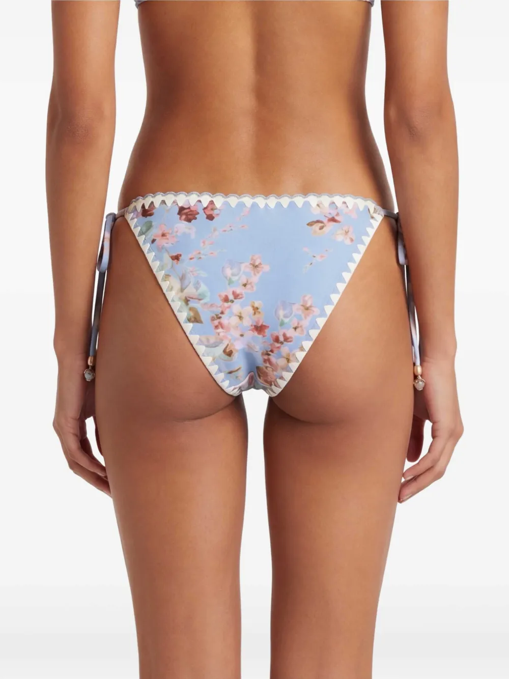 ZIMMERMANN Awaken bikinislip met bloemenprint Blauw