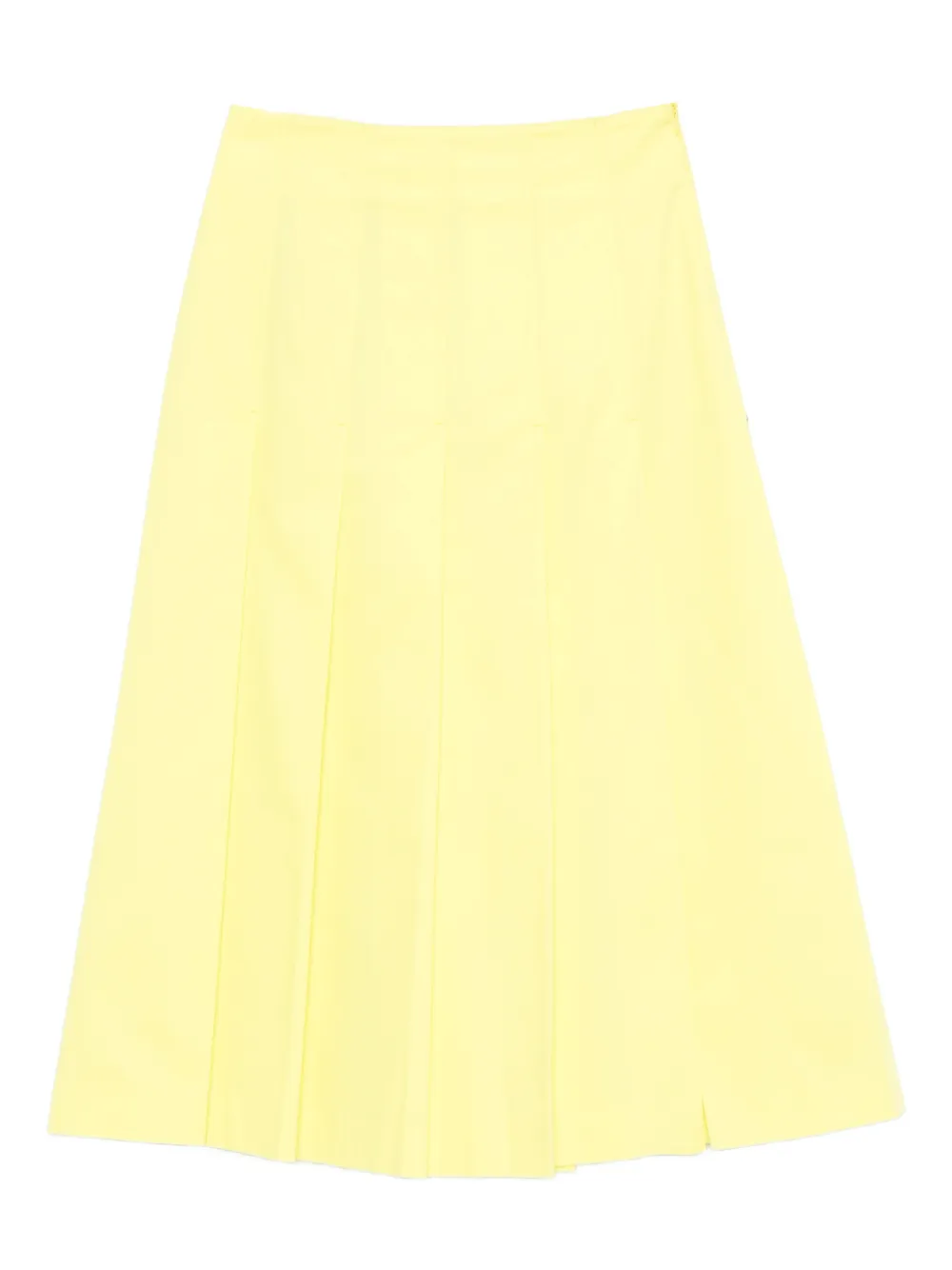 Drhope Pleated Skirt In Yellow