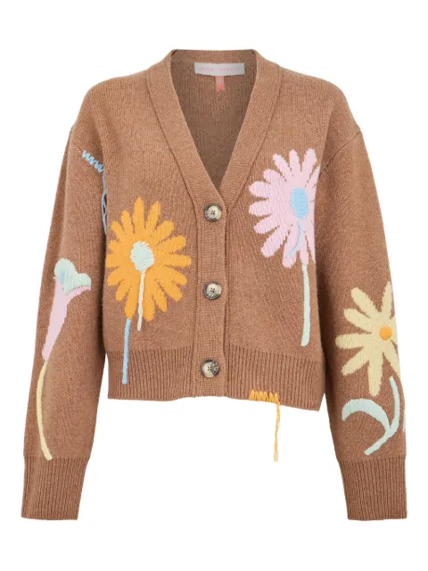 Mira Mikati floral-intarsia cardigan