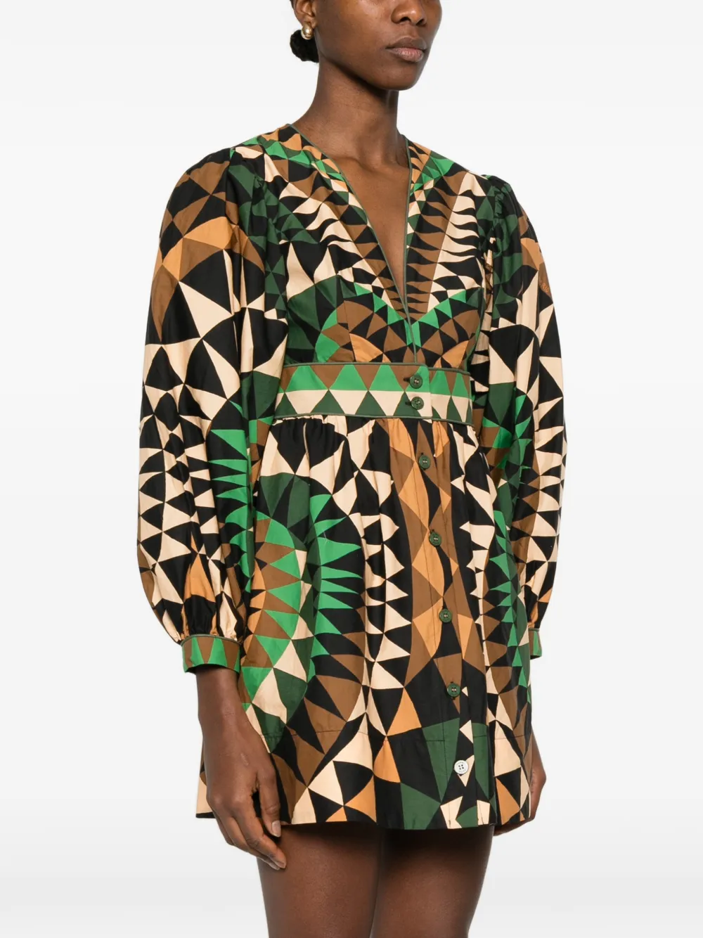  Farm Rio Heart Deco Blouse - Black 