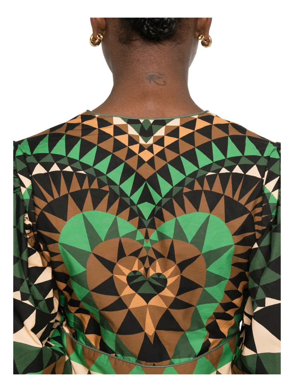FARM Rio Heart Deco blouse Zwart