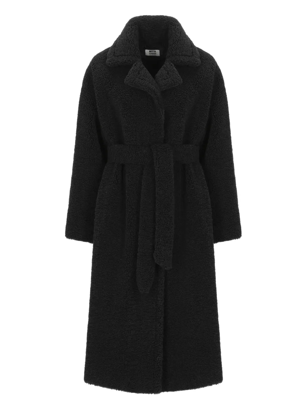 Betta Corradi abrigo con solapas de pico | negro | Image 1