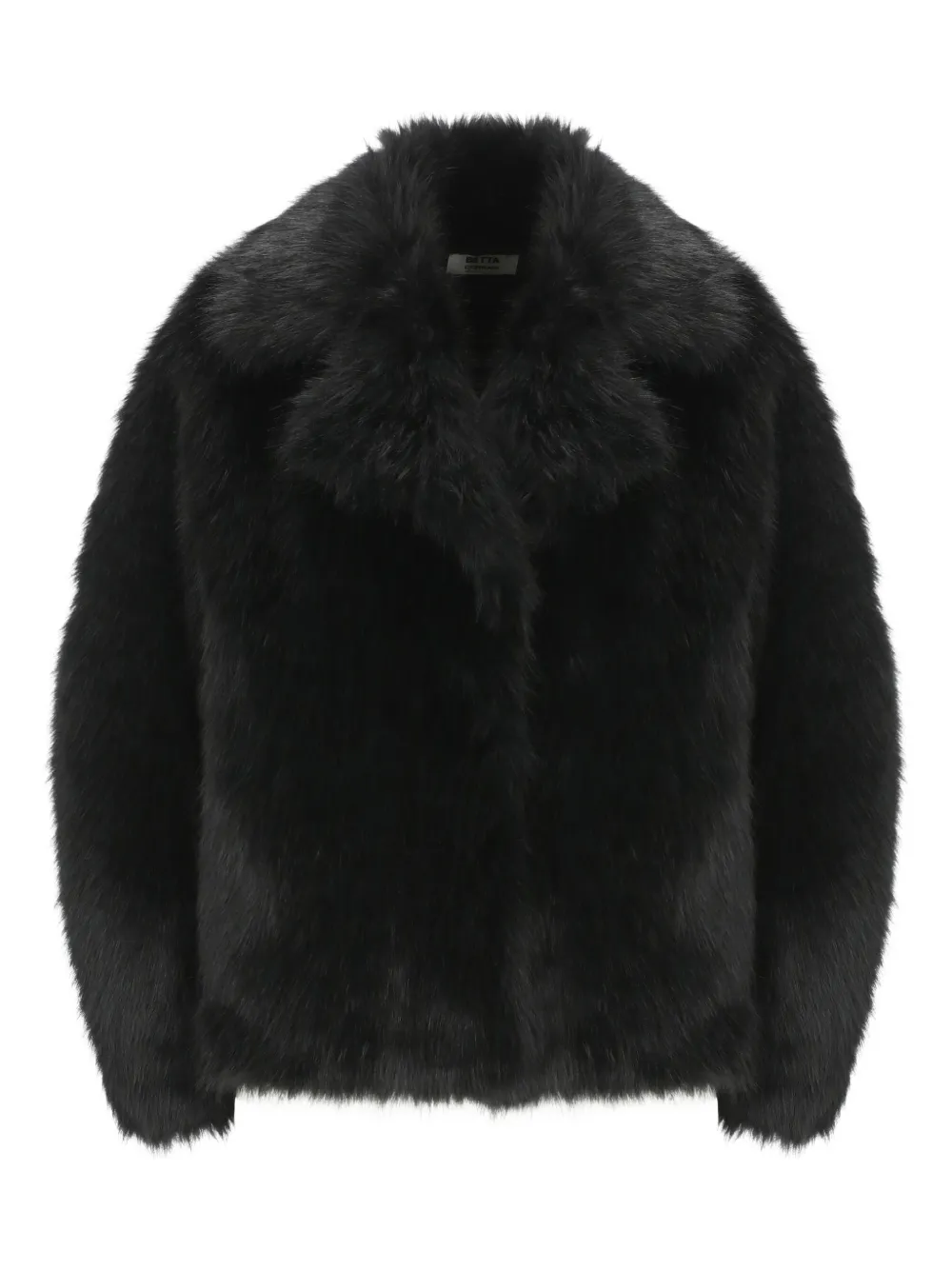 Betta Corradi peak-lapel coat | Black | Image 1