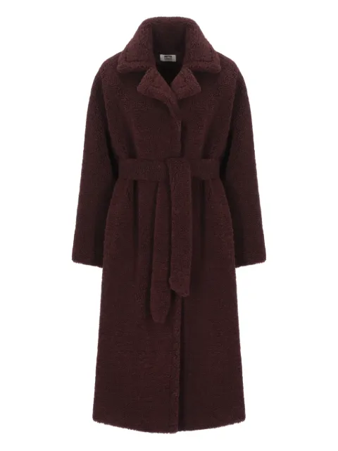 Betta Corradi lapel-collar belted coat