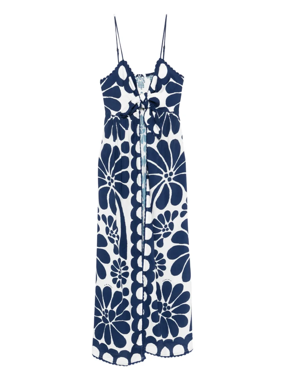 FARM Rio floral tie top - Bianco