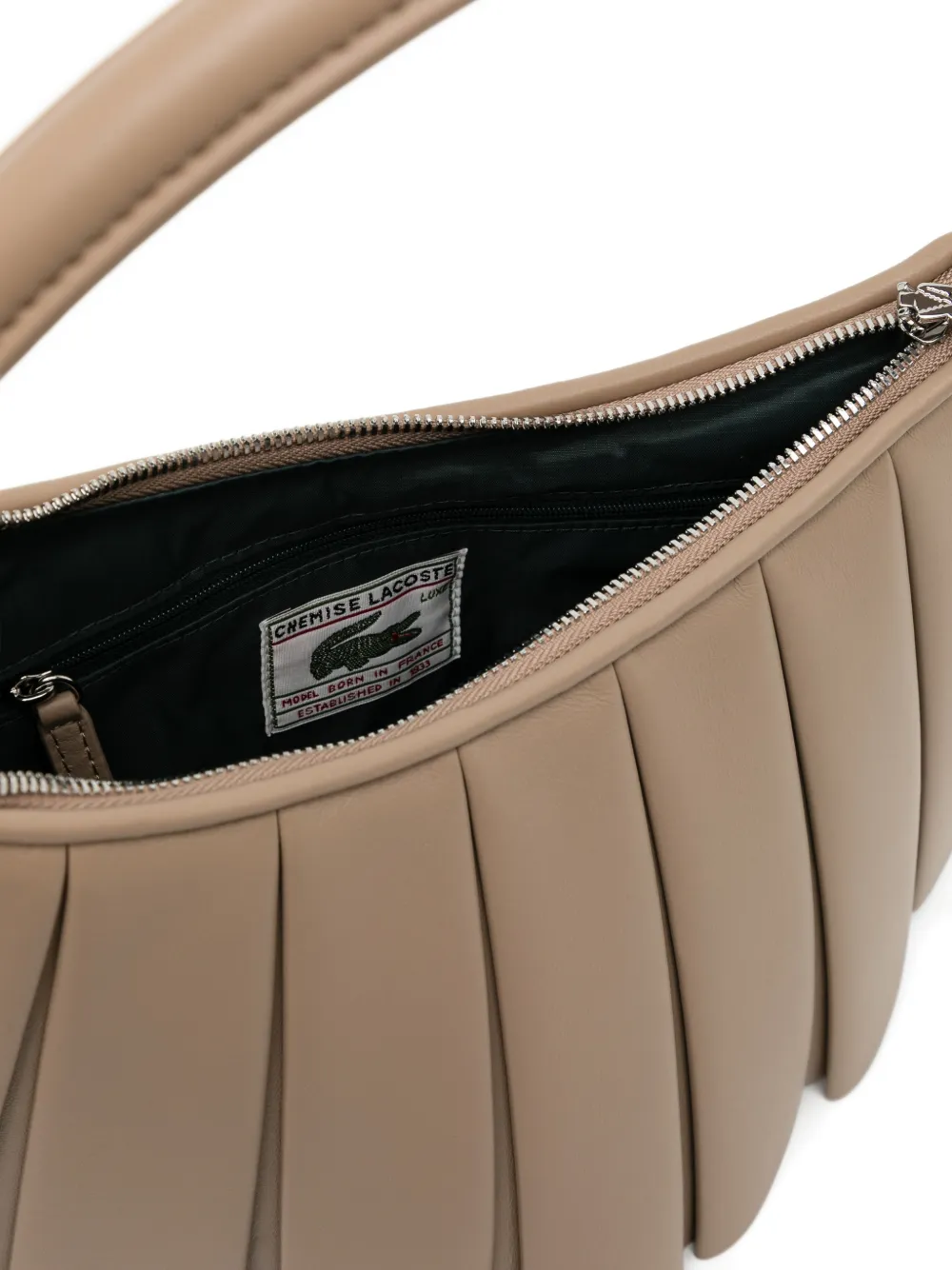 Lacoste Lenglen kleine shopper Beige