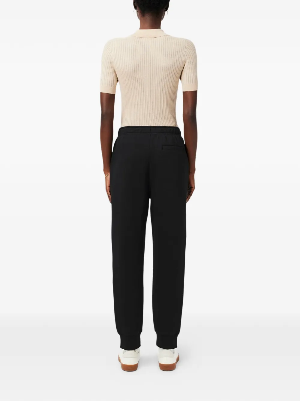 Lacoste Trainingsbroek met trekkoord Zwart