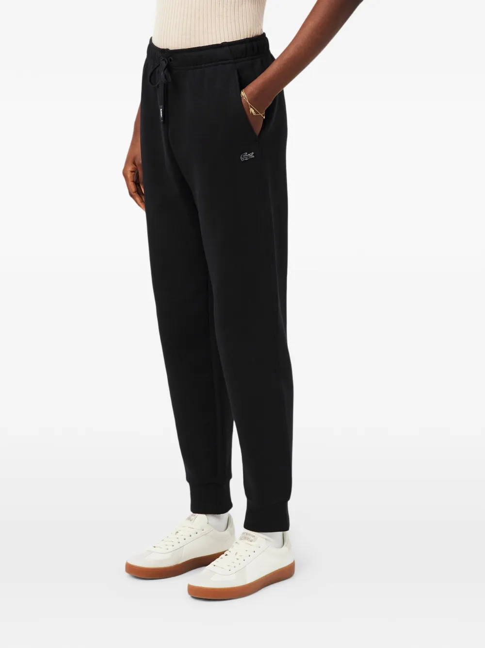 Lacoste Trainingsbroek met trekkoord Zwart