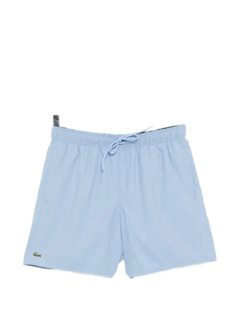 Lacoste logo-patched drawstring swim shorts