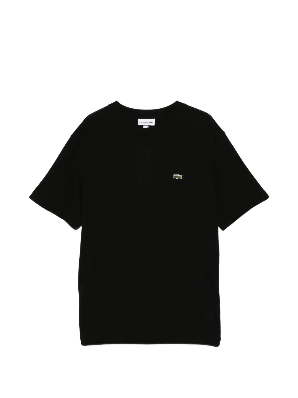 Lacoste logo-embroidered T-shirt - Nero