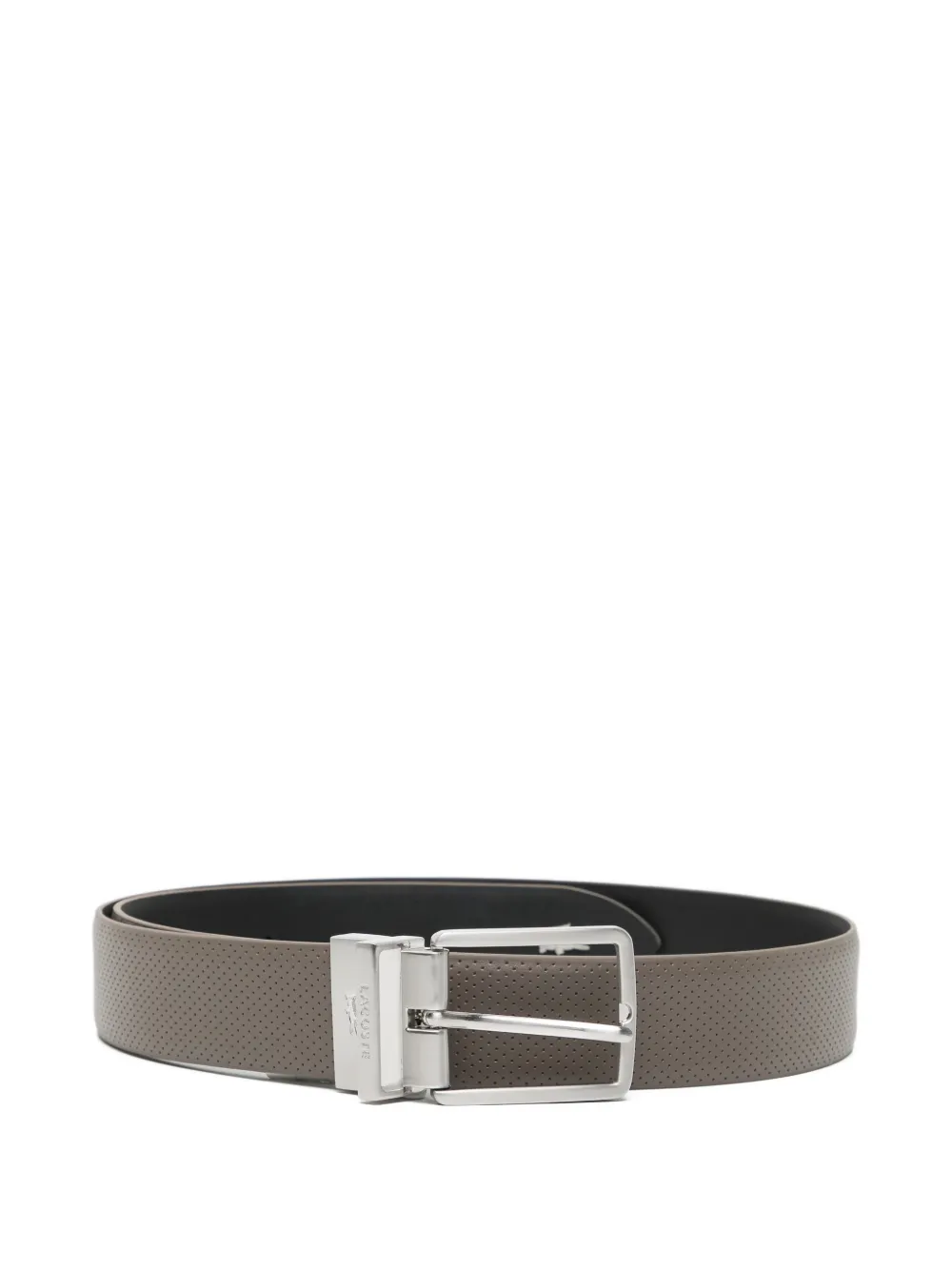 Lacoste leather belt - Grigio