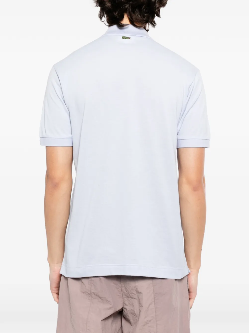 Lacoste Poloshirt met geborduurd logo Blauw