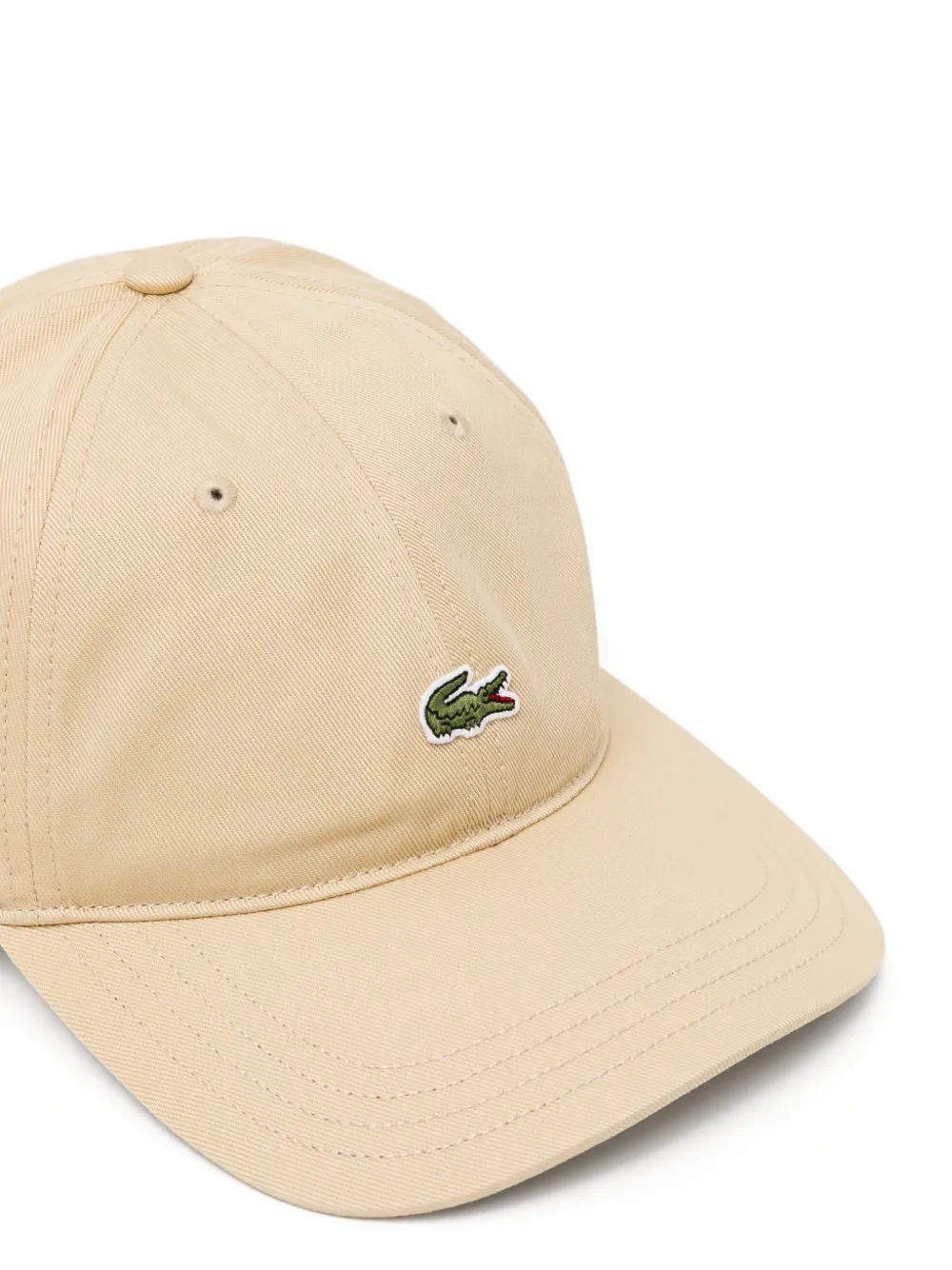 Lacoste Pet met logopatch Beige