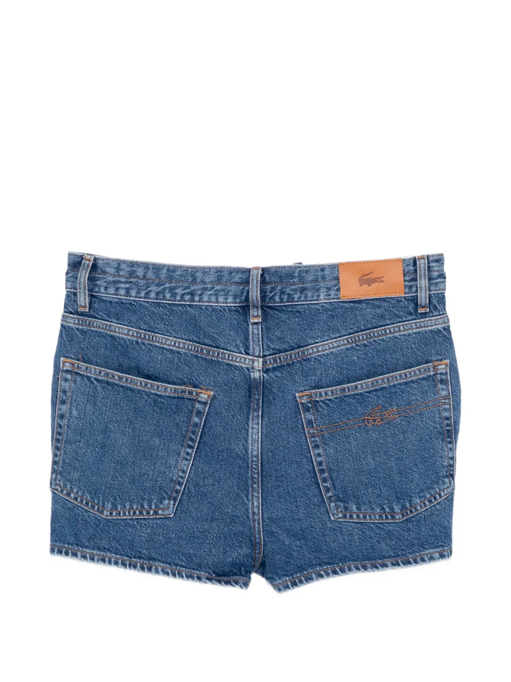 Lacoste Denim shorts Blauw