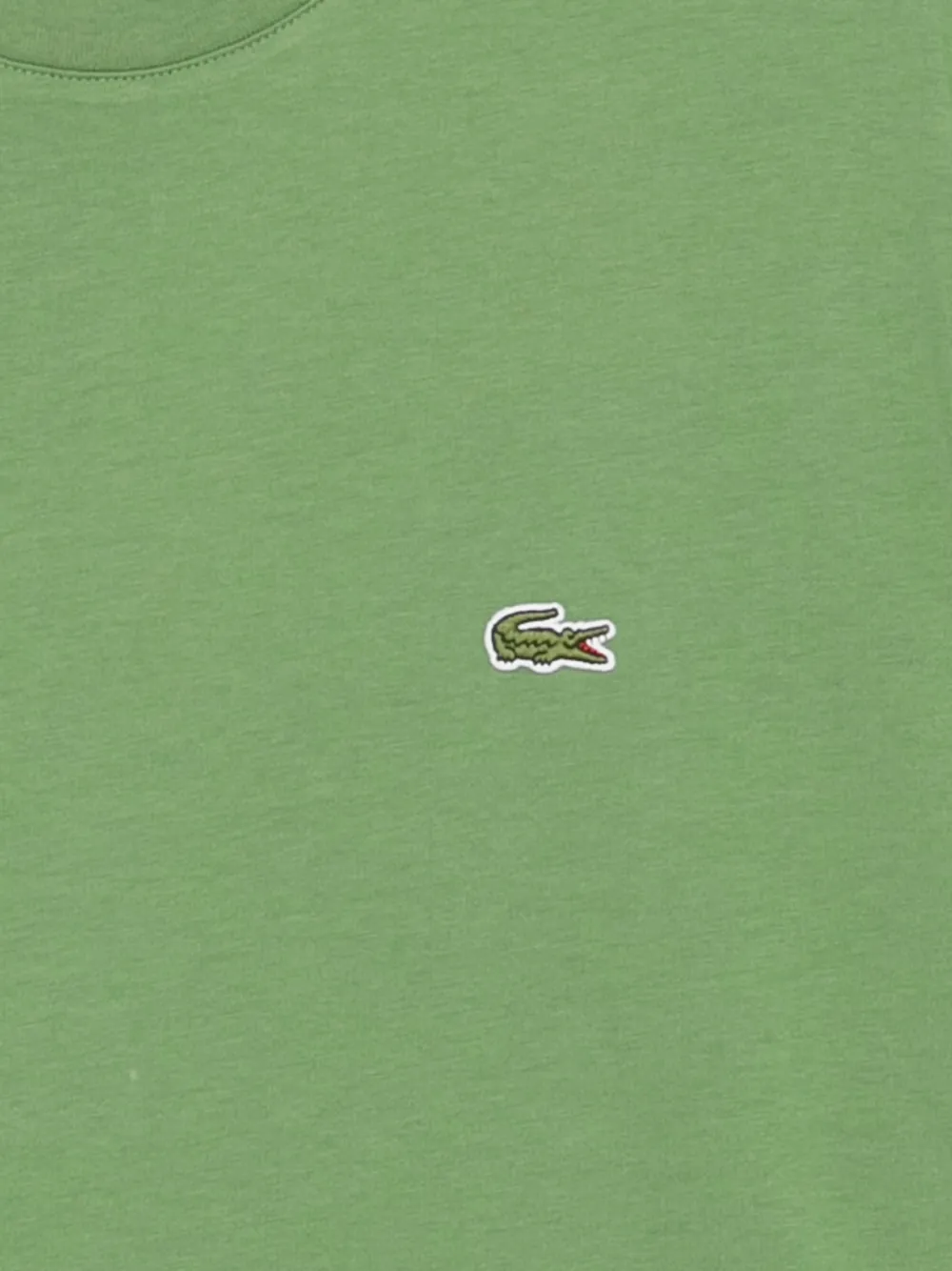 Lacoste Katoenen T-shirt Groen
