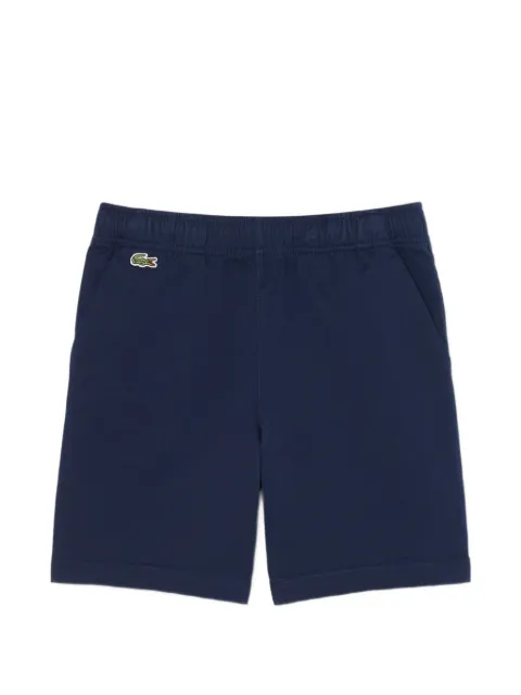 Lacoste shorts con parche del logo y cordones en la pretina