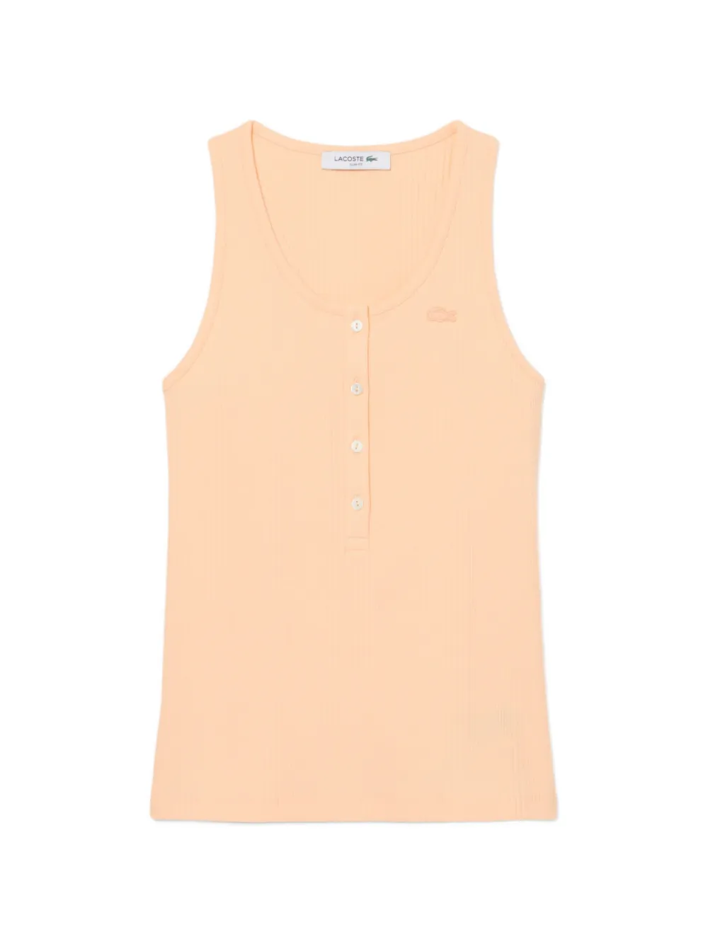 Lacoste Canotta con bottoni - Toni neutri