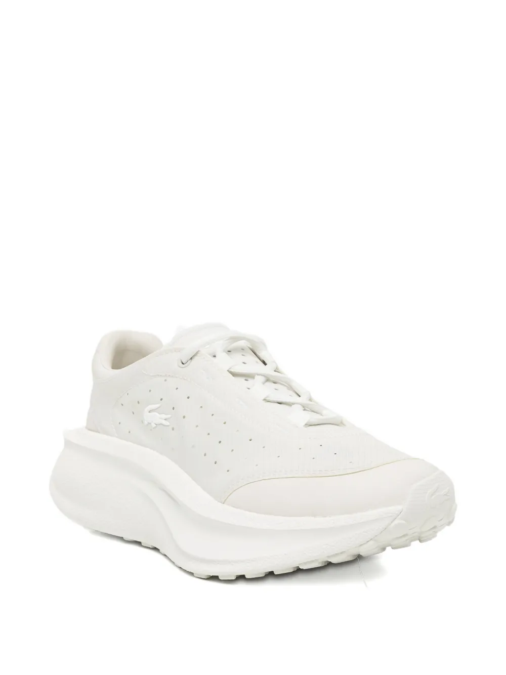 Lacoste New Run Active geperforeerde sneakers Beige