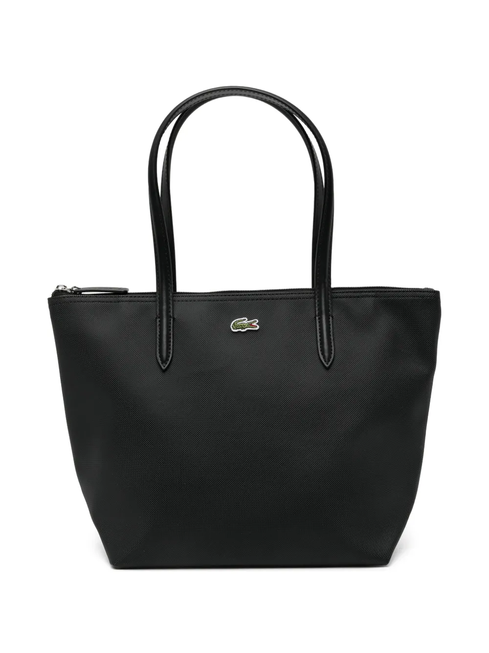 Lacoste zipped tote bag - Nero