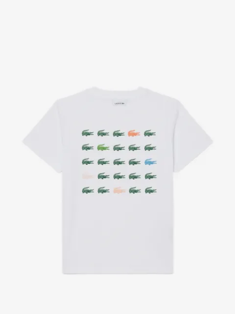 Lacoste playera con logo y cuello redondo