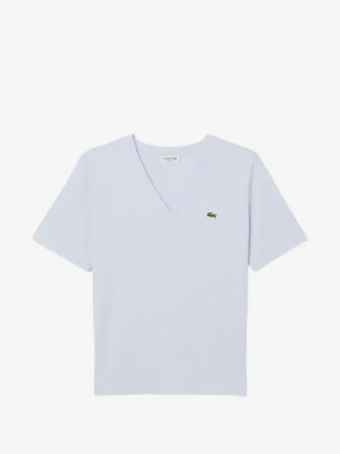 Lacoste V-neck logo T-shirt
