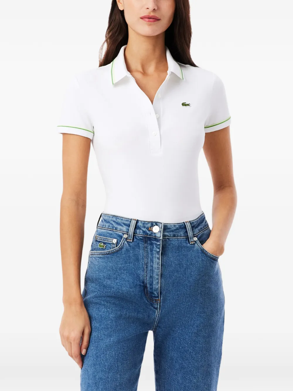 Lacoste L.12 poloshirt met korte mouwen Wit