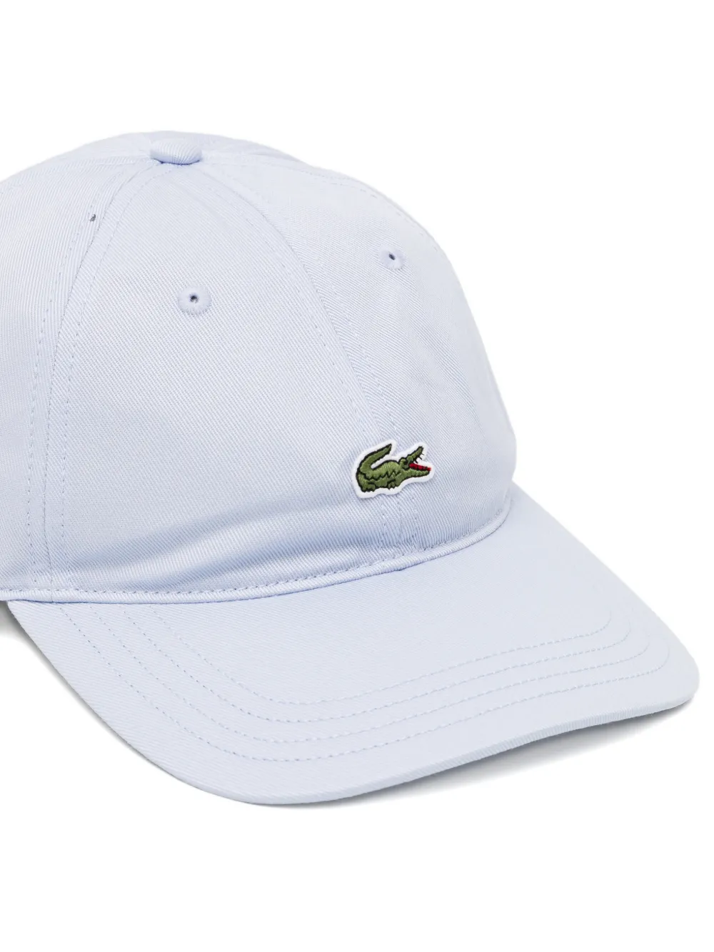 Lacoste Logo-patched Cap In Blue