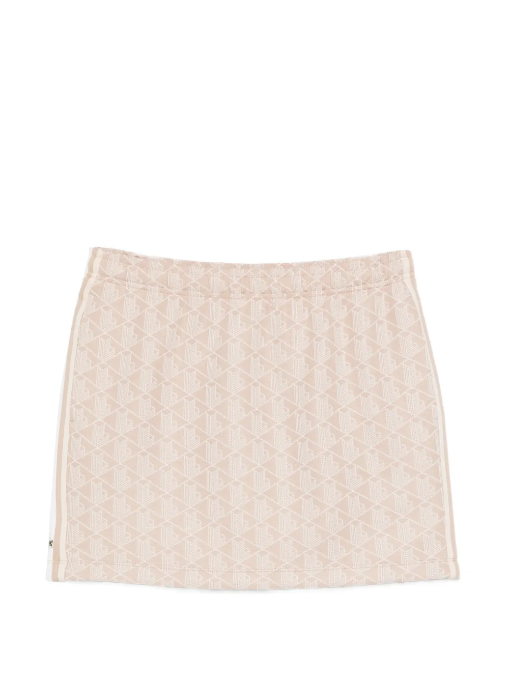 Lacoste patterned mini skirt - Toni neutri
