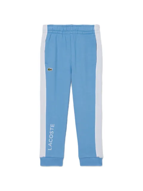 Lacoste stripe logo track pants