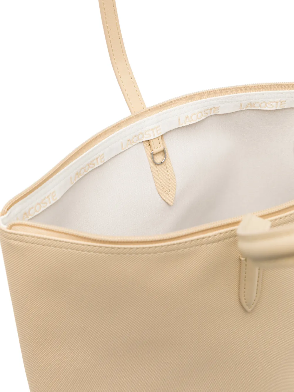 Lacoste Grote shopper Beige