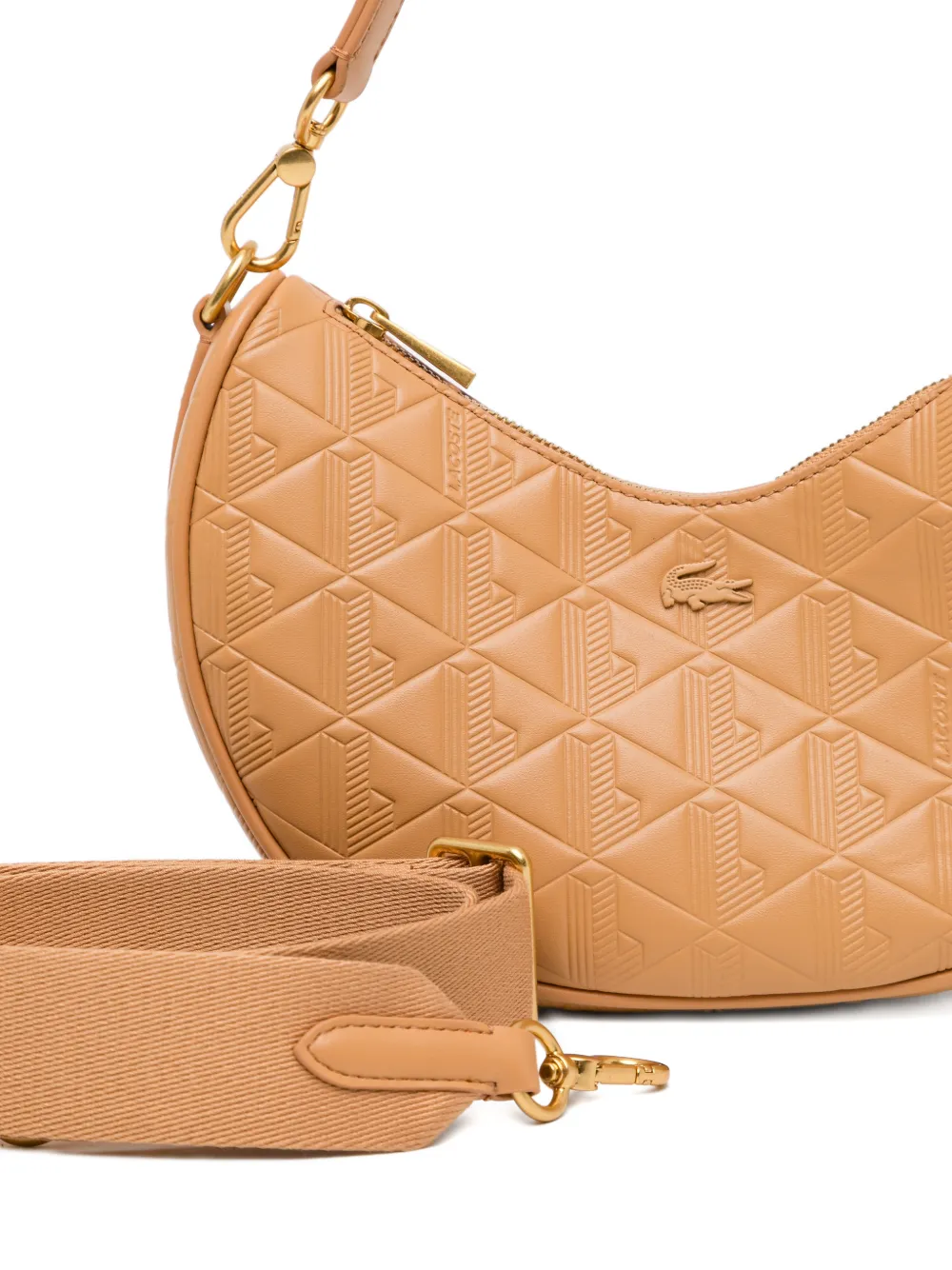 Lacoste Maheki schoudertas Bruin