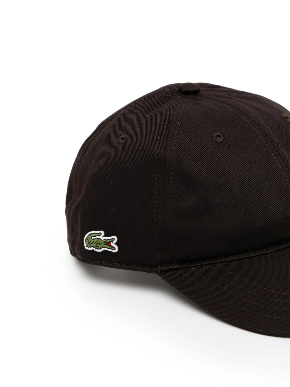  Lacoste Logo-patched Cap - Brown 