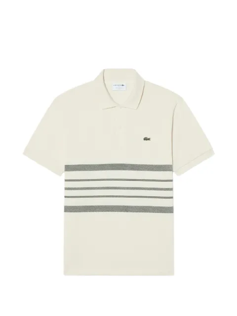 Lacoste striped short-sleeve polo shirt