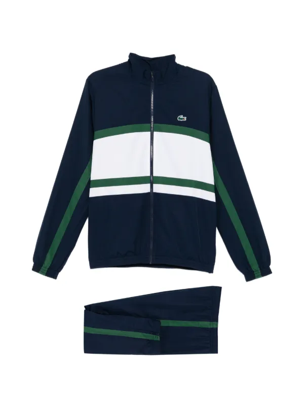 Lacoste Conjunto Esportivo Com Listra | Azul | FARFETCH BR