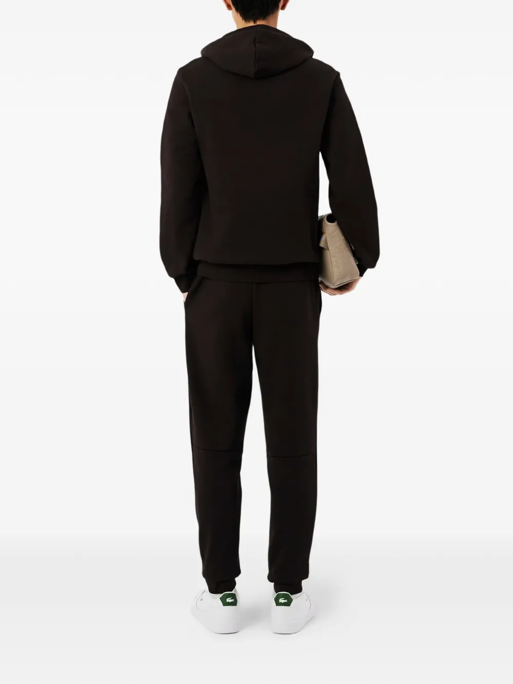 Lacoste Joggingbroek met toelopende pijpen Bruin