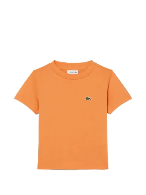 Lacoste round-neck appliqué T-shirt