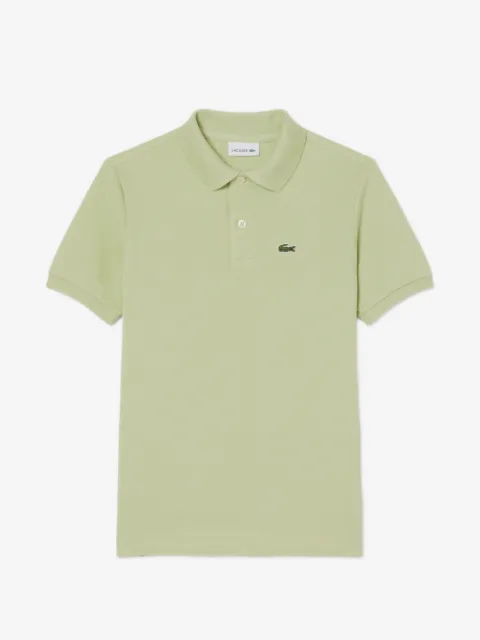 Lacoste logo-patch polo shirt
