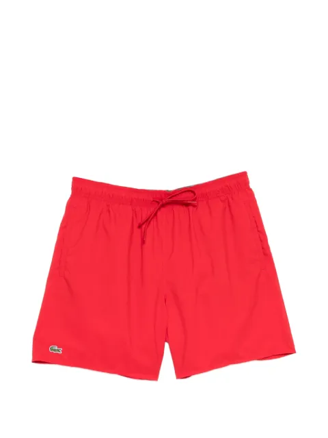 Lacoste logo-patched drawstring swim shorts