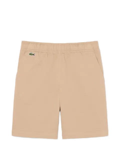 Lacoste shorts con parche del logo y cordones en la pretina