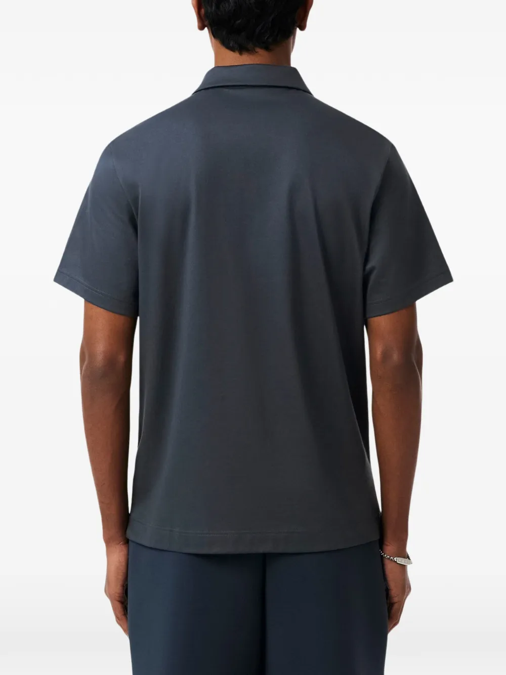 Lacoste Poloshirt met logopatch Grijs
