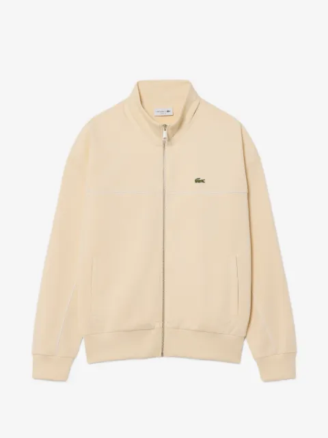 Lacoste suéter con parche del logo y cierre