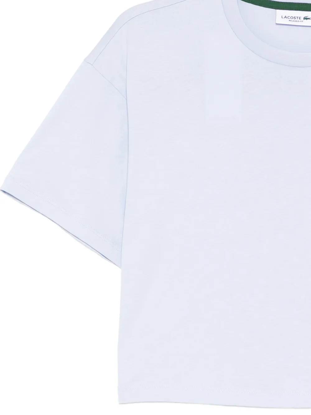 Lacoste T-shirt met geborduurd logo Blauw