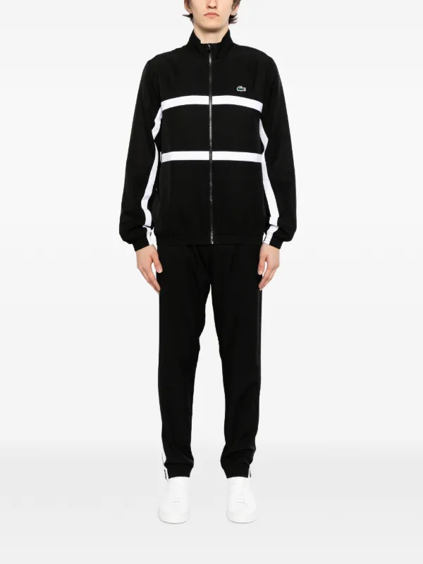 Lacoste logo-embroidered Tracksuit | Black | FARFETCH