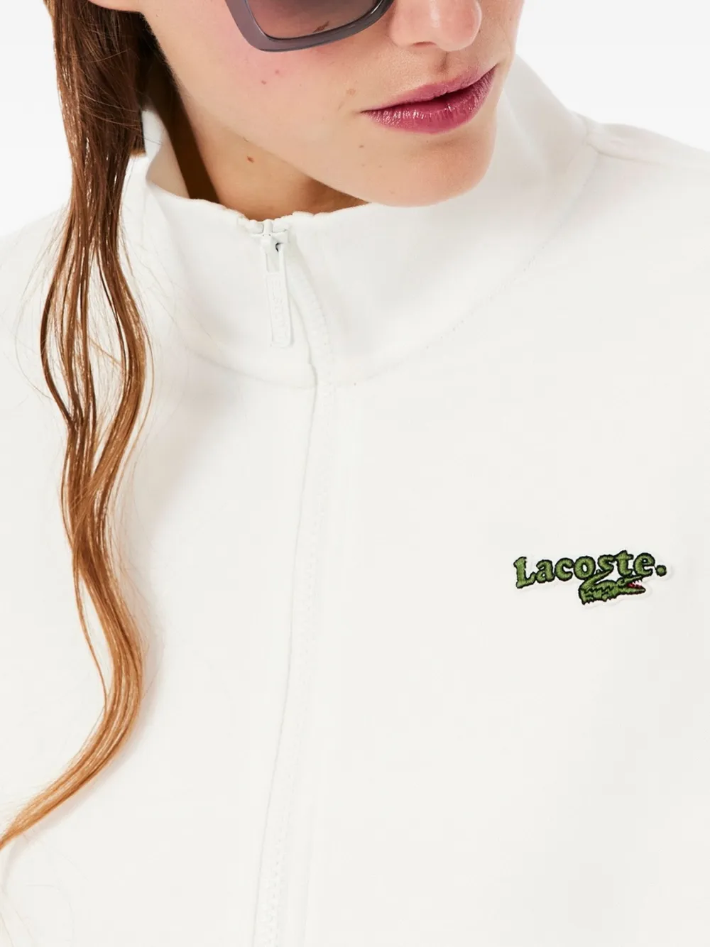 Lacoste Jack met geborduurd logo Wit