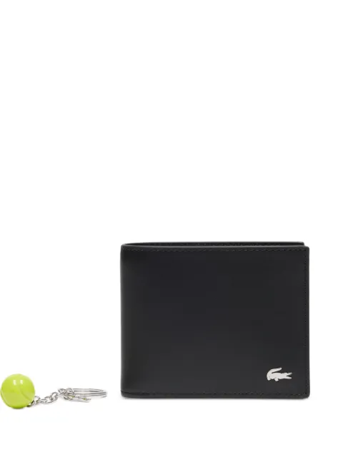 Lacoste logo leather wallet